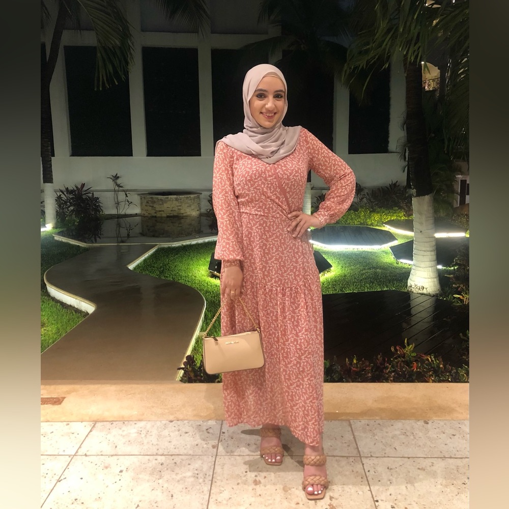 Gorgeous Pink midi Wrap dress
